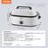 VEVOR TOUGH TOOLS, HALF PRICE
12.0 in / 305 mm
23.3 in / 592 mm
15.7 in / 398 mm
Specifications
Item Model Number: RO180
Voltage & Power: AC120V 60Hz, 1450 W
Main Material: Iron Powder Coated Metal Housing
Lid Material: High Lid + Tempered Glass
Item Color: White
Temperature Range: 150°F - 450°F / 65.6°C - 232.2°C
Roaster Oven Capacity: 22 QT
Product Weight: 12.3 lbs / 5.6 kg
Product Dimensions: 23.3 x 15.7 x 12.0 in / 592 x 398 x 305 mm
Main Accessories
1 x Roasting Rack
1 x Recipe
1 x User Manual