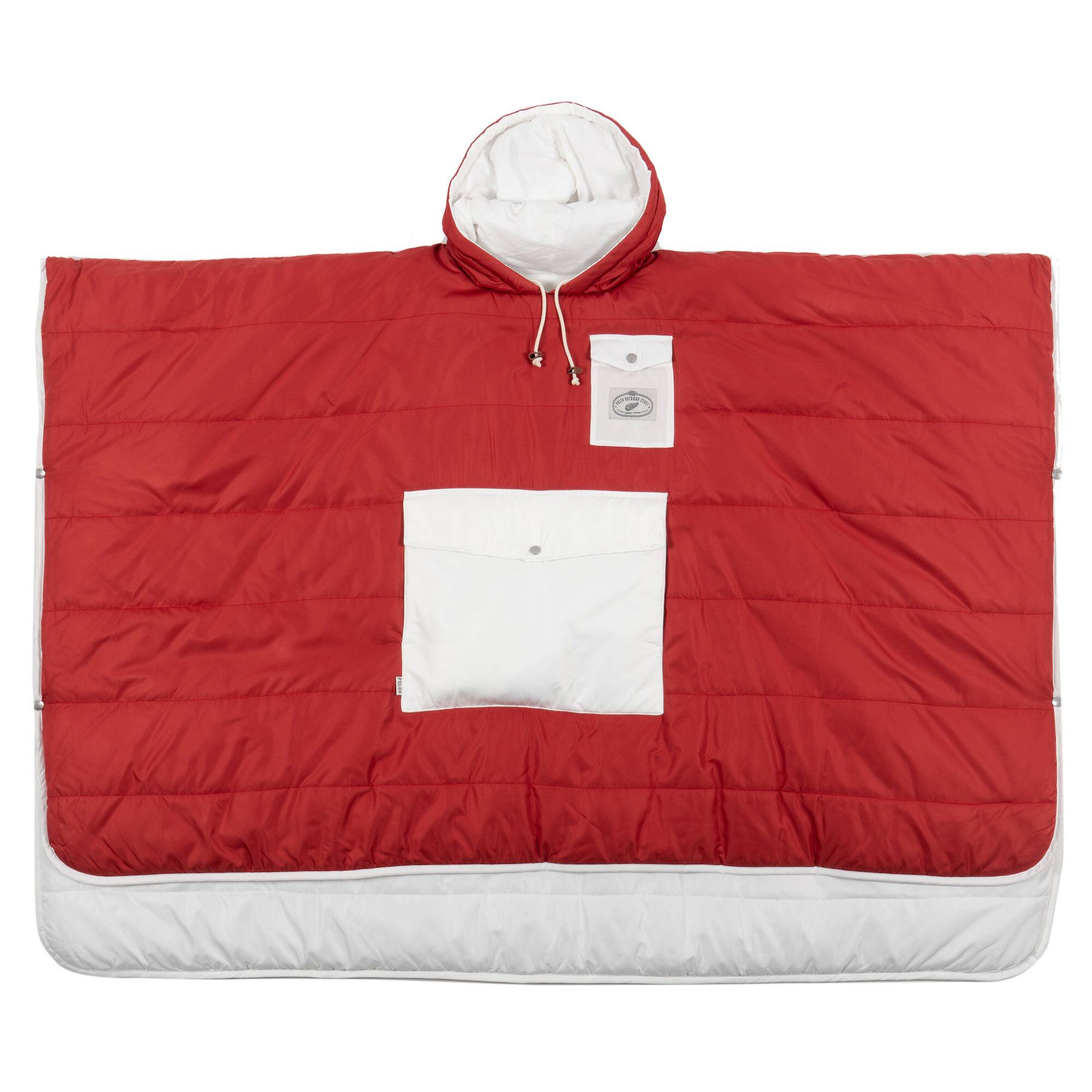 Alt View 1. Poler - Detroit Red Wings Reversible Camp Poncho - Multicolor.