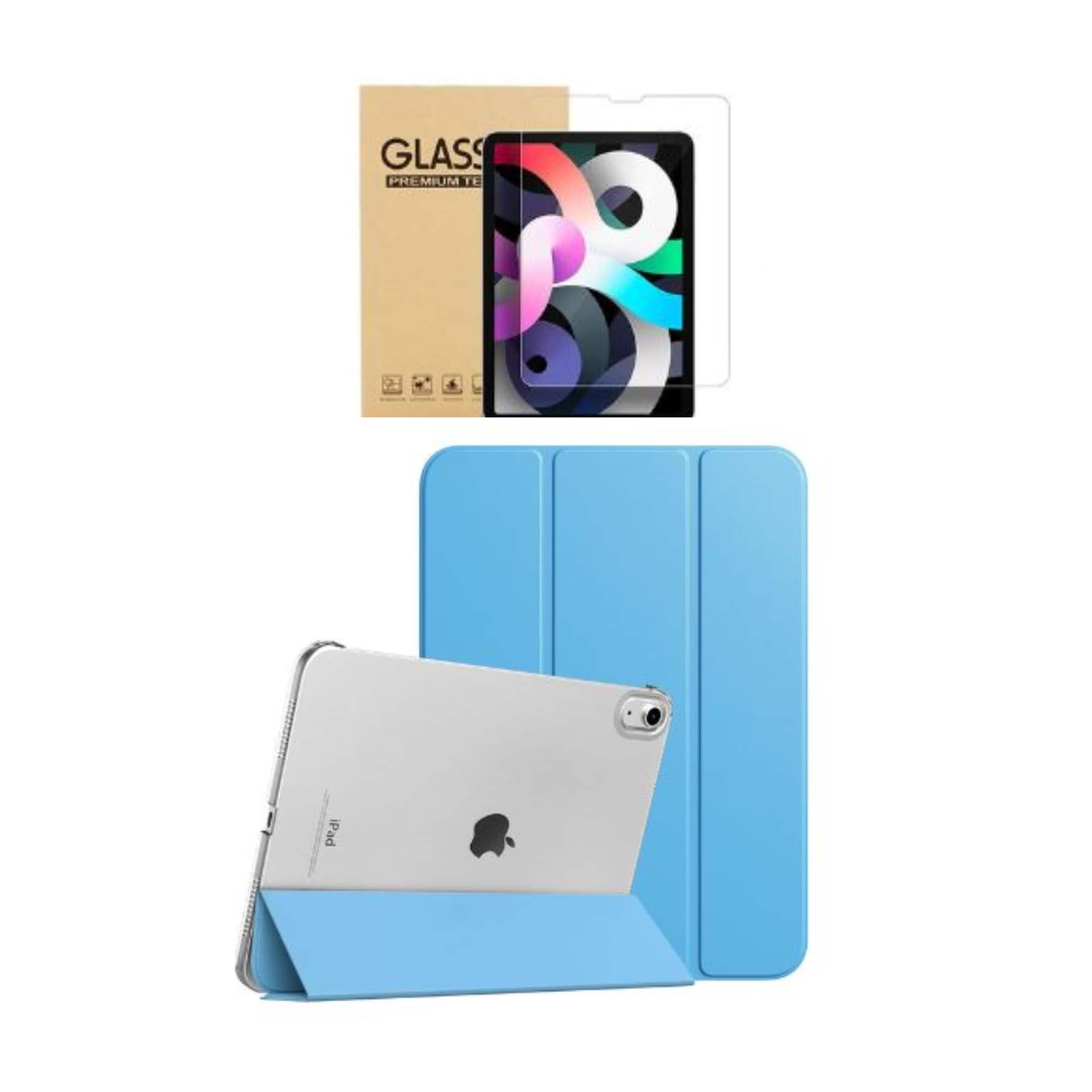 Rainforest Accessories - Folio Case and Screen Protector For iPad 10th & 11th Generation - Blue