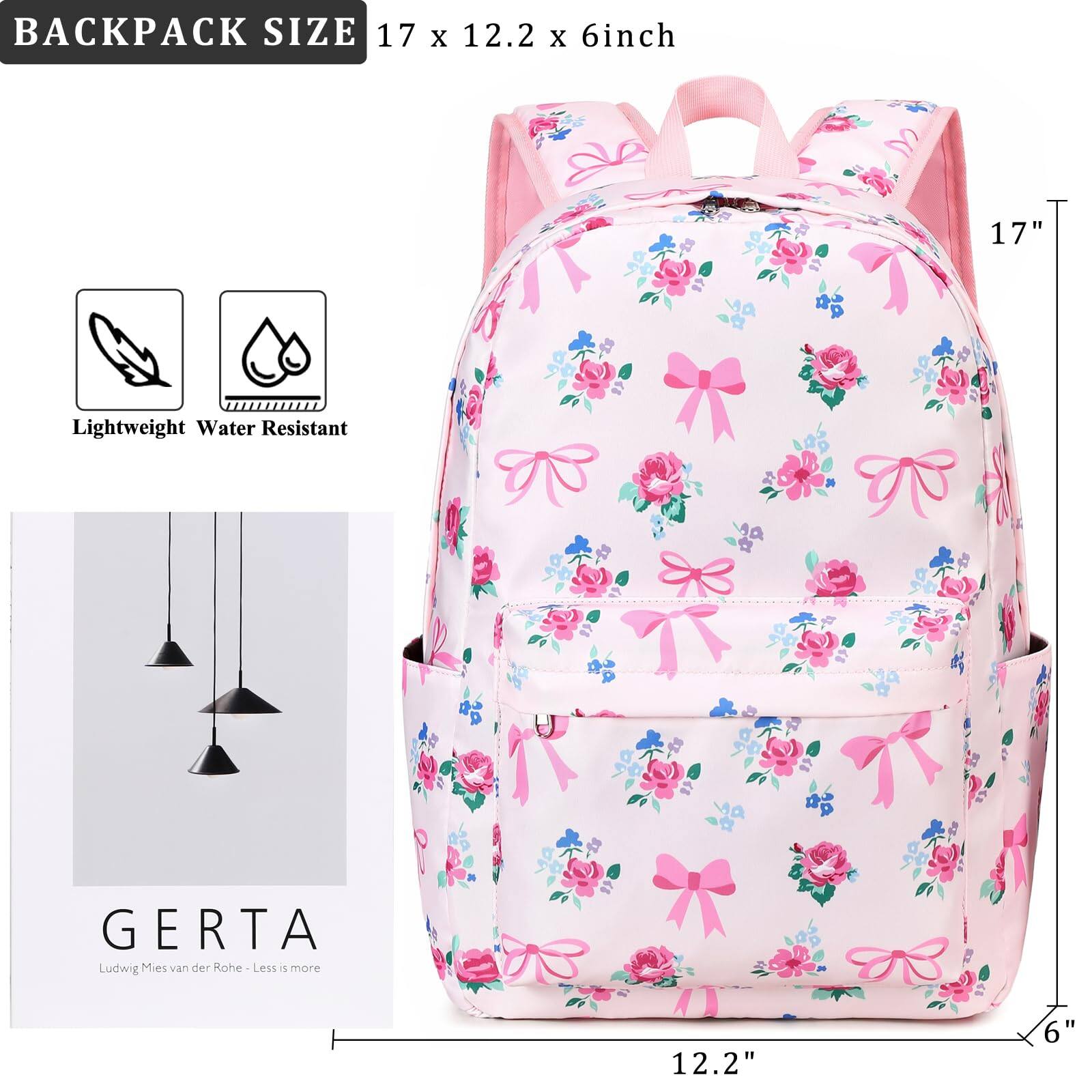 Pacoar Cade Backpack For School With Lunch Box Elementary Bookbags Bag ...