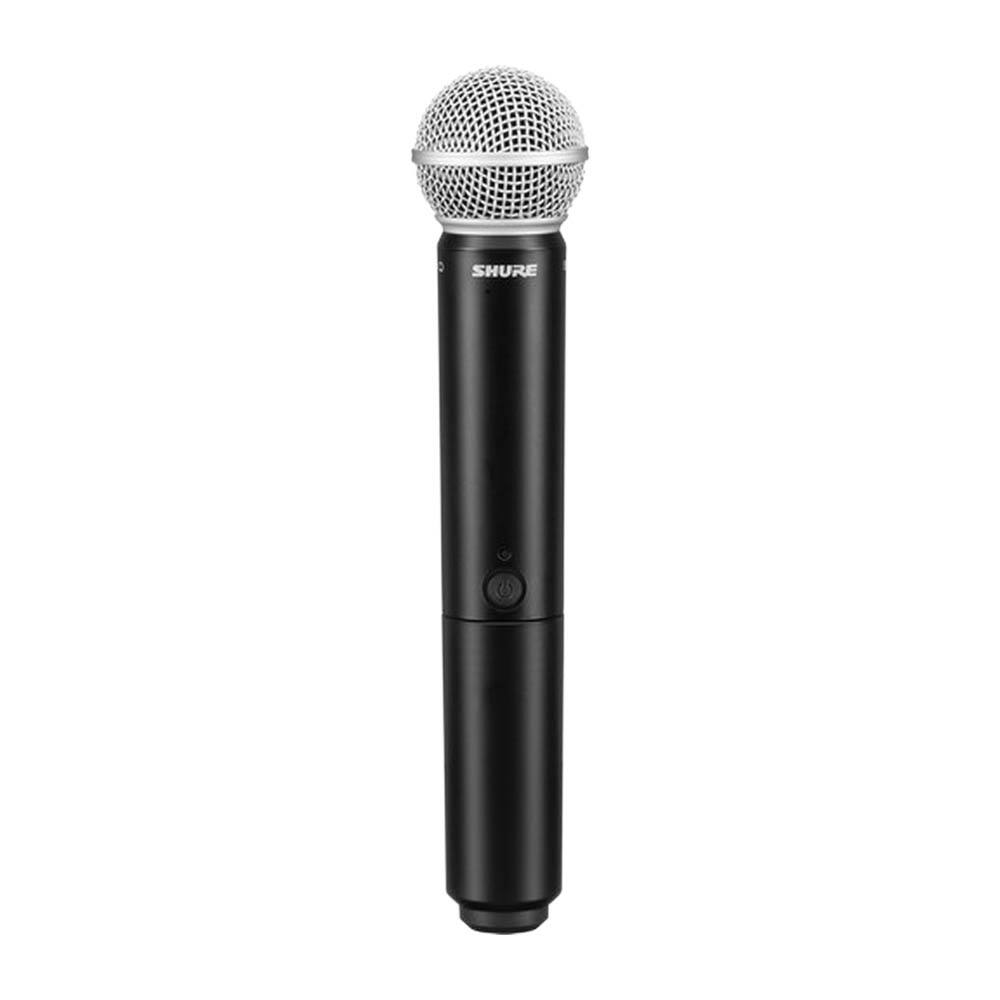 Alt View 2. Shure - Shure BLX288/PG58 Dual-Channel Wireless Handheld Microphone System with PG58 Capsules, J11: 596 to 616 MHz.