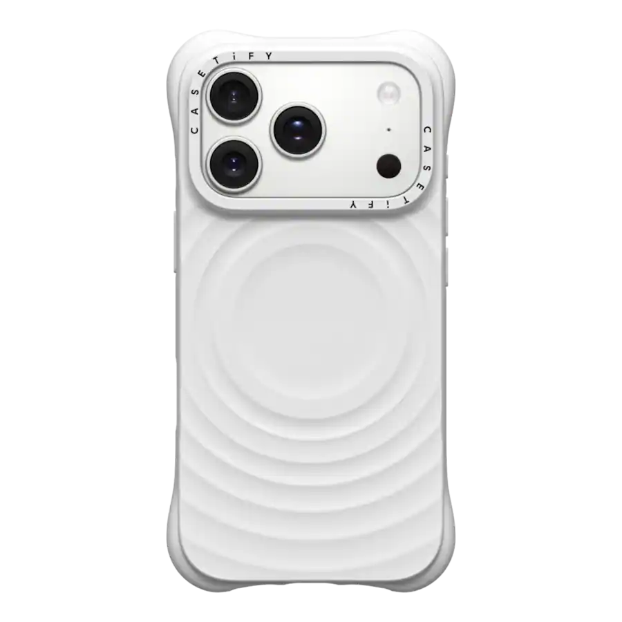 CASETiFY Apple iPhone 17 Pro Ripple Case White CTF-34739842 CASETiFY Apple iPhone 17 Pro Ripple Case White CTF-34739842