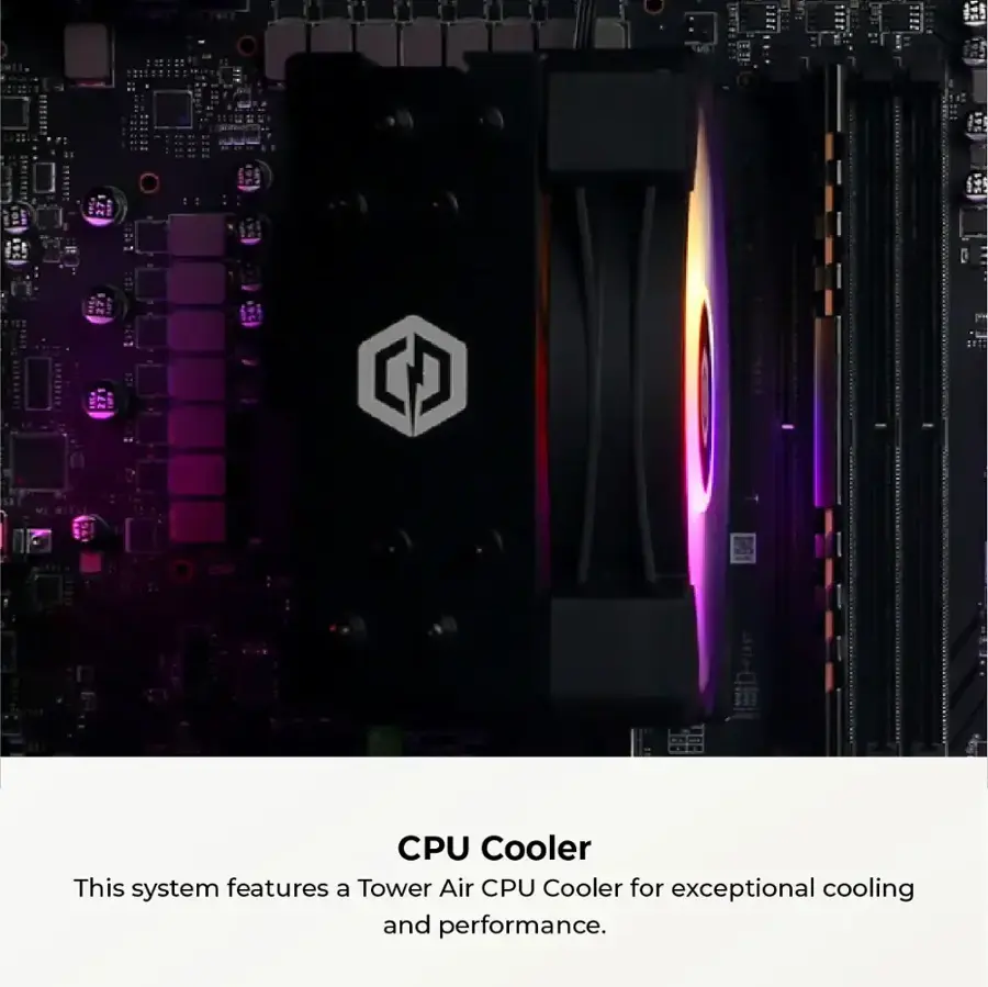 Performance 7700f CyberPowerPC Gaming Desktop AMD Ryzen 7 8700F AMD Radeon RX 7600 8GB ...