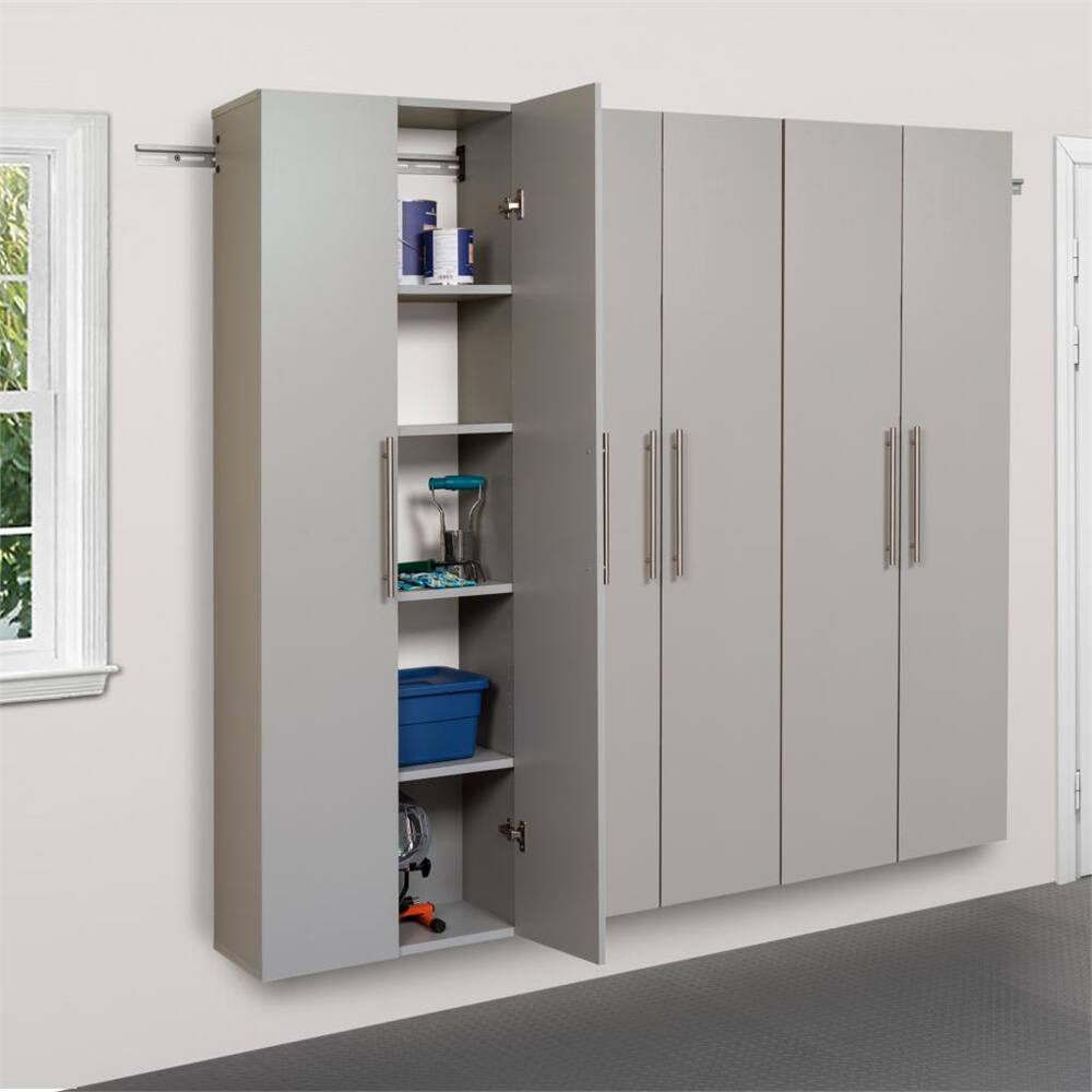 Alt View 1. Prepac - HangUps 24" Large Storage Cabinet - Gray.