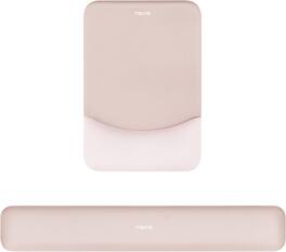 mosiso - Wrist Rest Support for Mouse Pad, Ergonomic Mousepad Non-Slip Base, Design Desk Accessories Mat for Home Game Office - Apricot