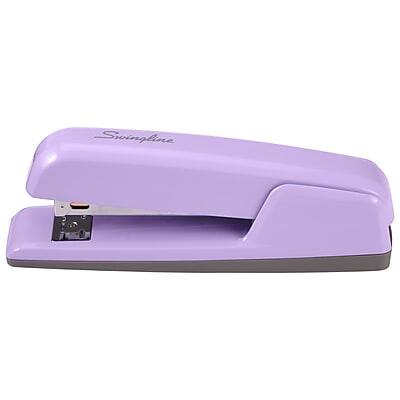 Front. Swingline - 747 Business Desktop Stapler, 30-Sheet Capacity - Lavender.