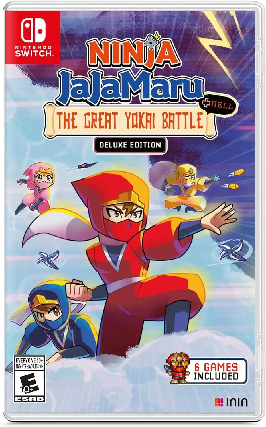 Nintendo - Ninja JajaMaru: The Great Yokai Battle - Deluxe Edition for Nintendo Switch - VIDEOGAMES - Nintendo Switch