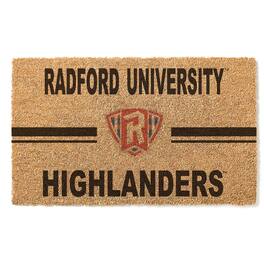 Jardine - Radford Highlanders 18" x 30" Team Logo Doormat - Brown
