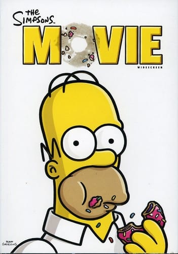 Front. The Simpsons Movie   - DVD.