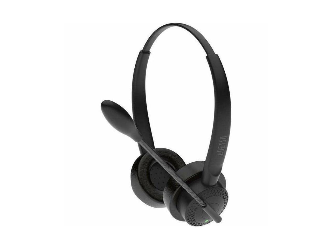 Alt View 8. Adesso - Adesso Xtream P4T-TAA Push-to-Talk USB Headset with Mic, Volume, Call Controls - Black - Red.