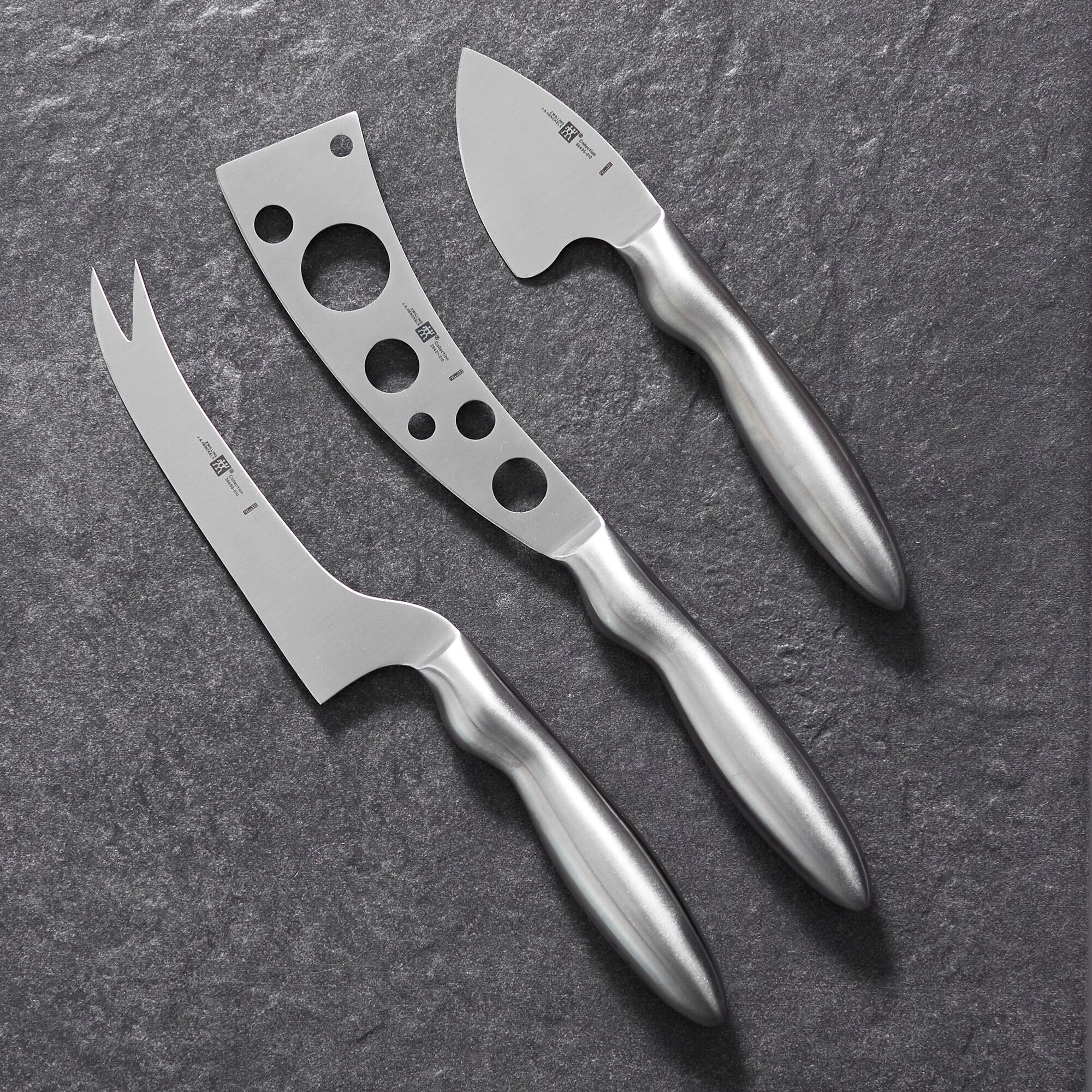 Alt View 3. ZWILLING - ZWILLING Collection 3-pc Cheese Knife Set for Charcuterie Board, Gift Set - 18/10 Stainless Steel.
