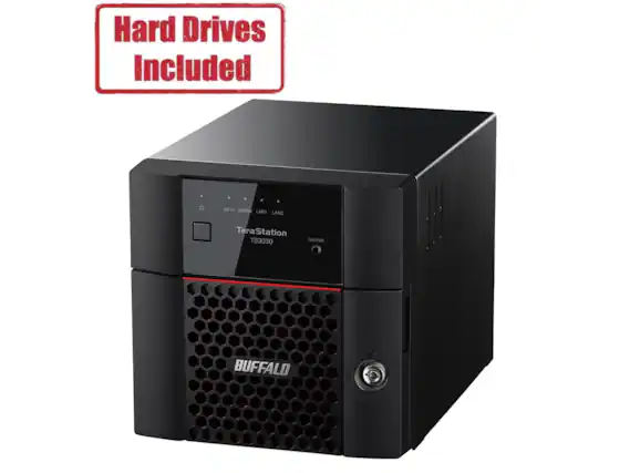 Hard Drives Included
INFO ERROR LAN1 LAN2
Tera Station TS3030
FUNCTION
BUFFALO