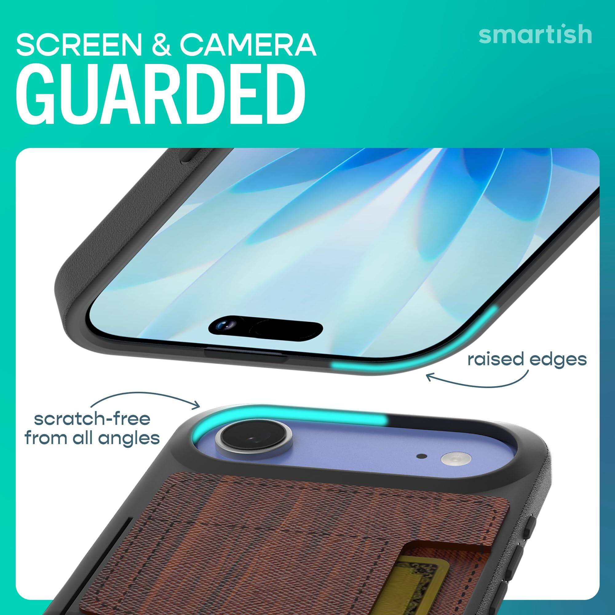 SCREEN & CAMERA GUARDED

smartish

raised edges

scratch-free from all angles