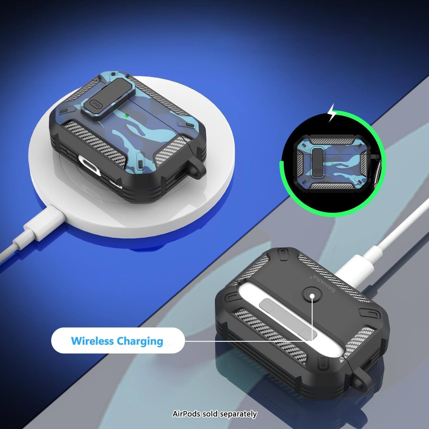 OPEN SAHARA Wireless Charging  
AirPods sold separately