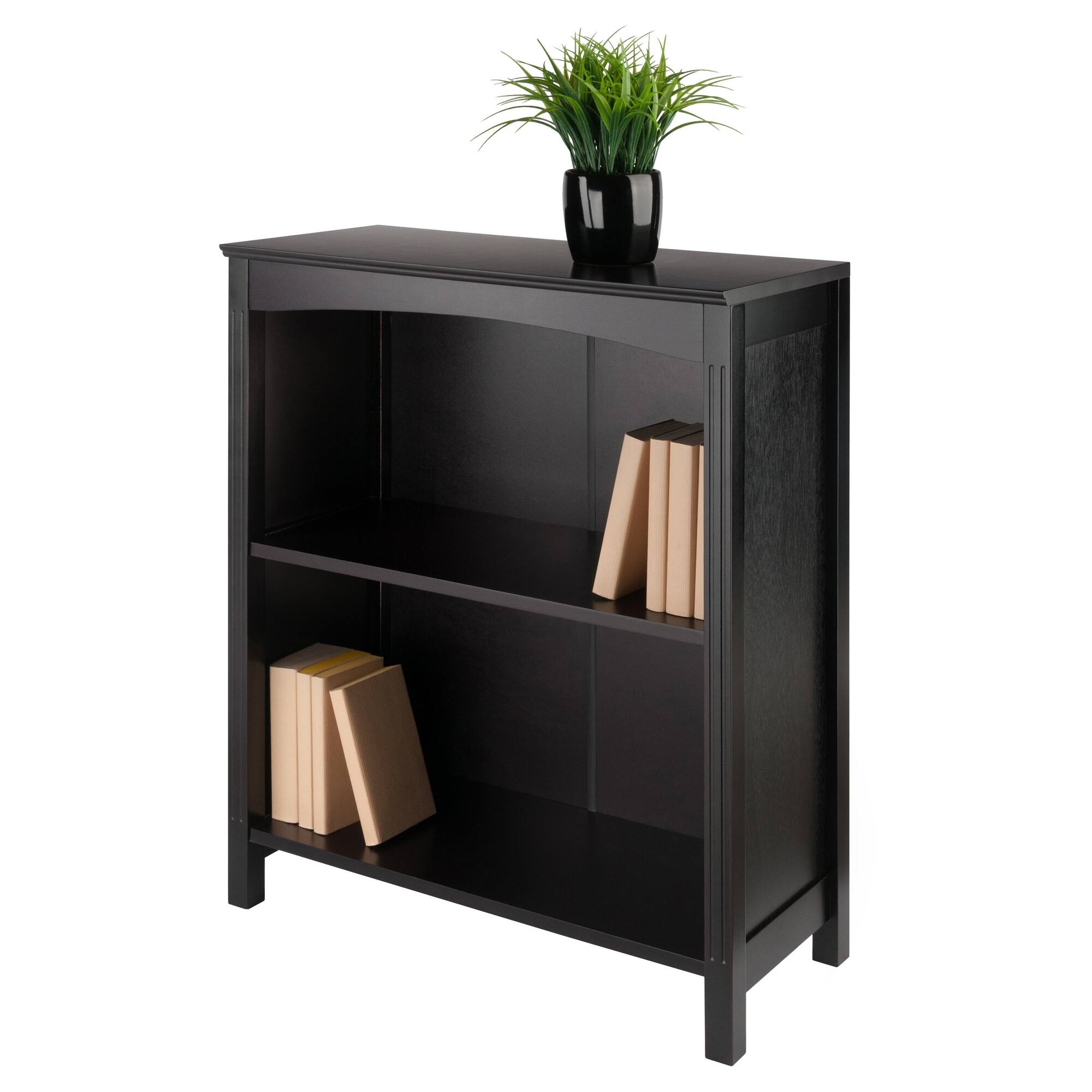 Alt View 5. Winsome Wood - Terrace 2-Section Shelf, 37" Wide - Espresso.