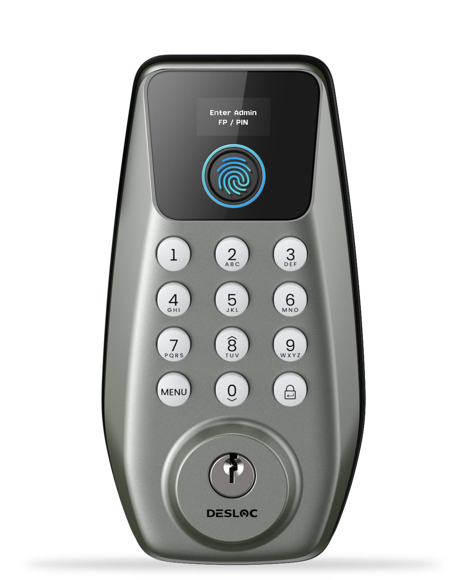 DESLOC - C110 Smart Lock Fingerprint - Nickel