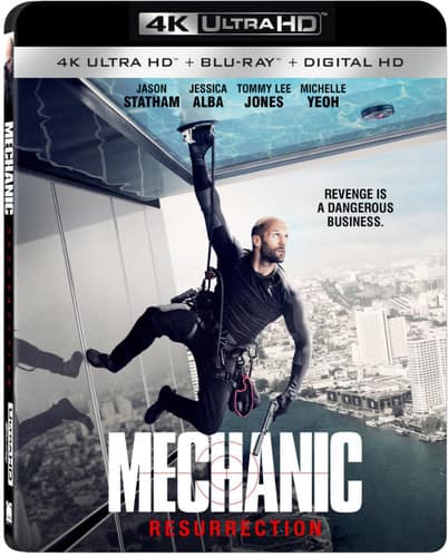 Front. Mechanic: Resurrection   - 4K Blu-Ray.