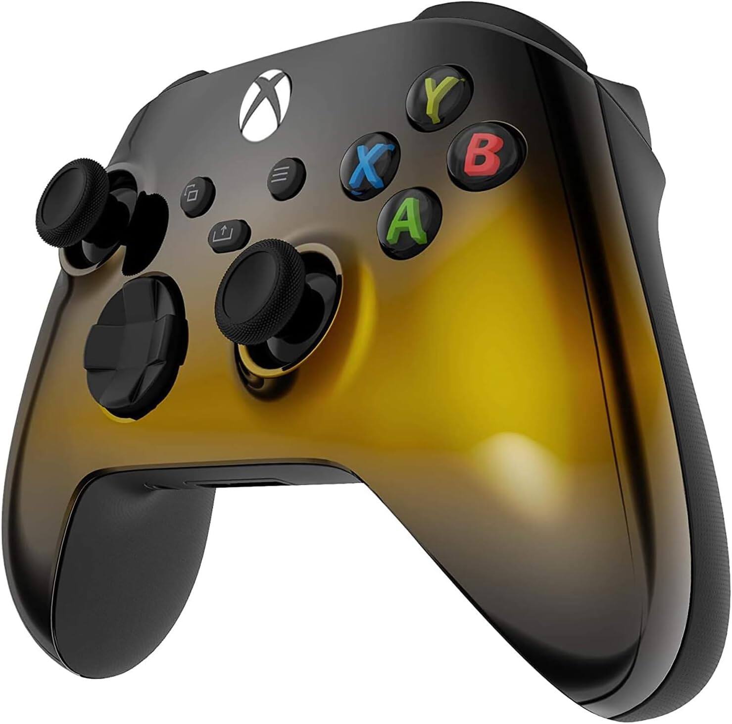 Angle. Custom Controllerzz - Custom Wireless Controller for Xbox Series X|S, Xbox One, & PC - Gold Fade.
