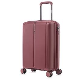 DUKAP - Airley Lightweight Hardside Spinner Luggage 20" Carry-On - WINE