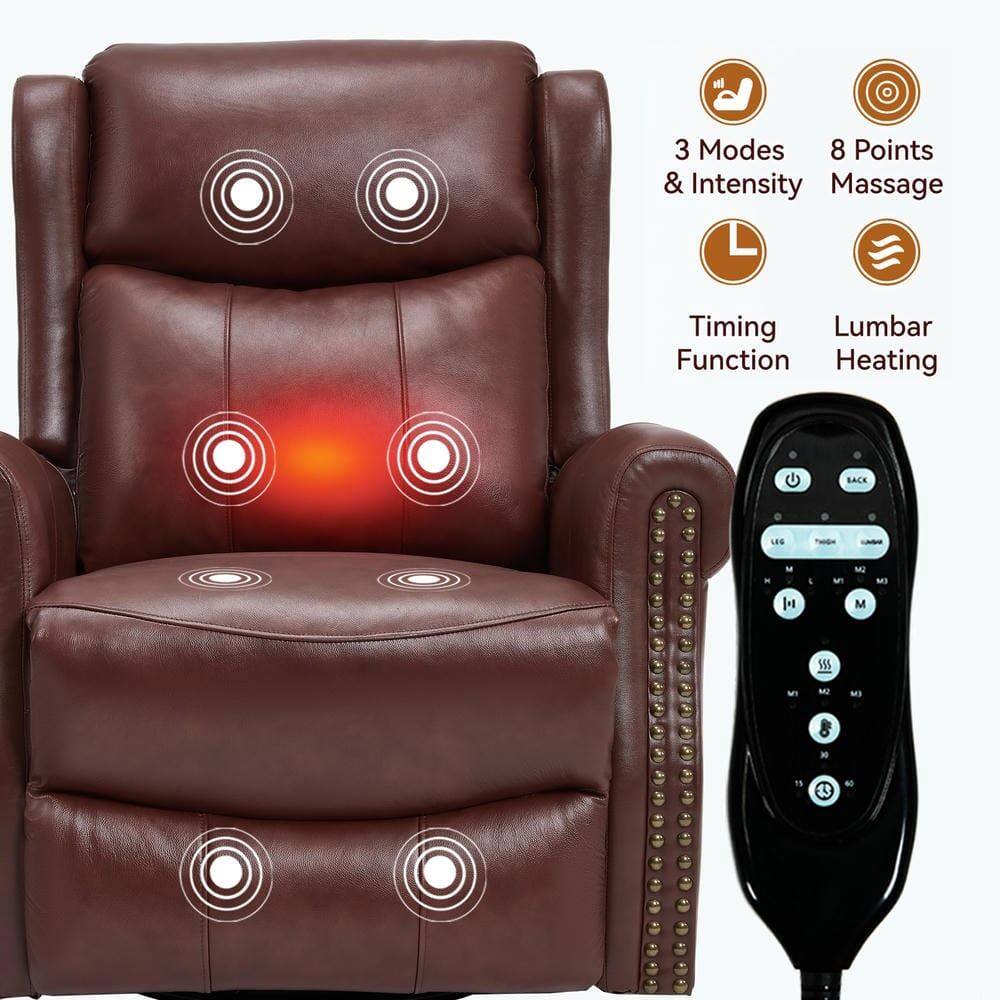 3 Modes & Intensity  
8 Points Massage  
Timing Function  
Lumbar Heating