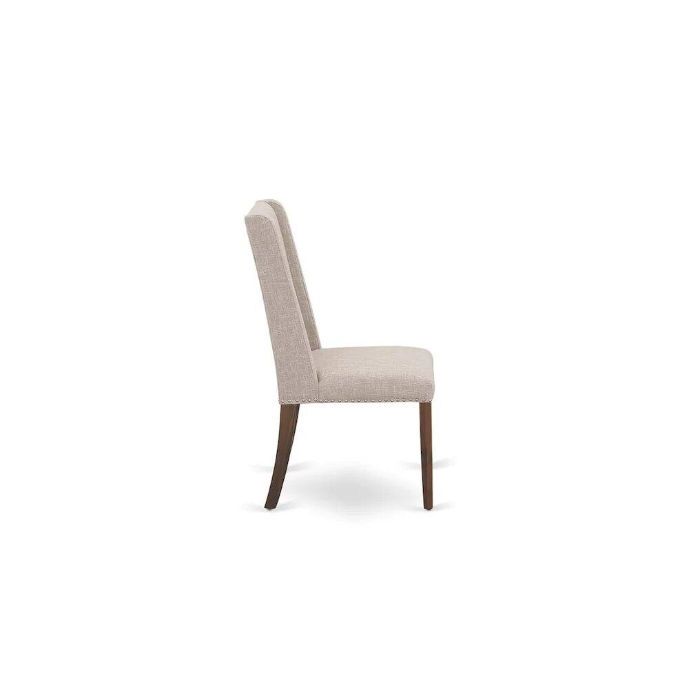 Alt View 6. East West Furniture - Dining Room Set Natural - Brown.