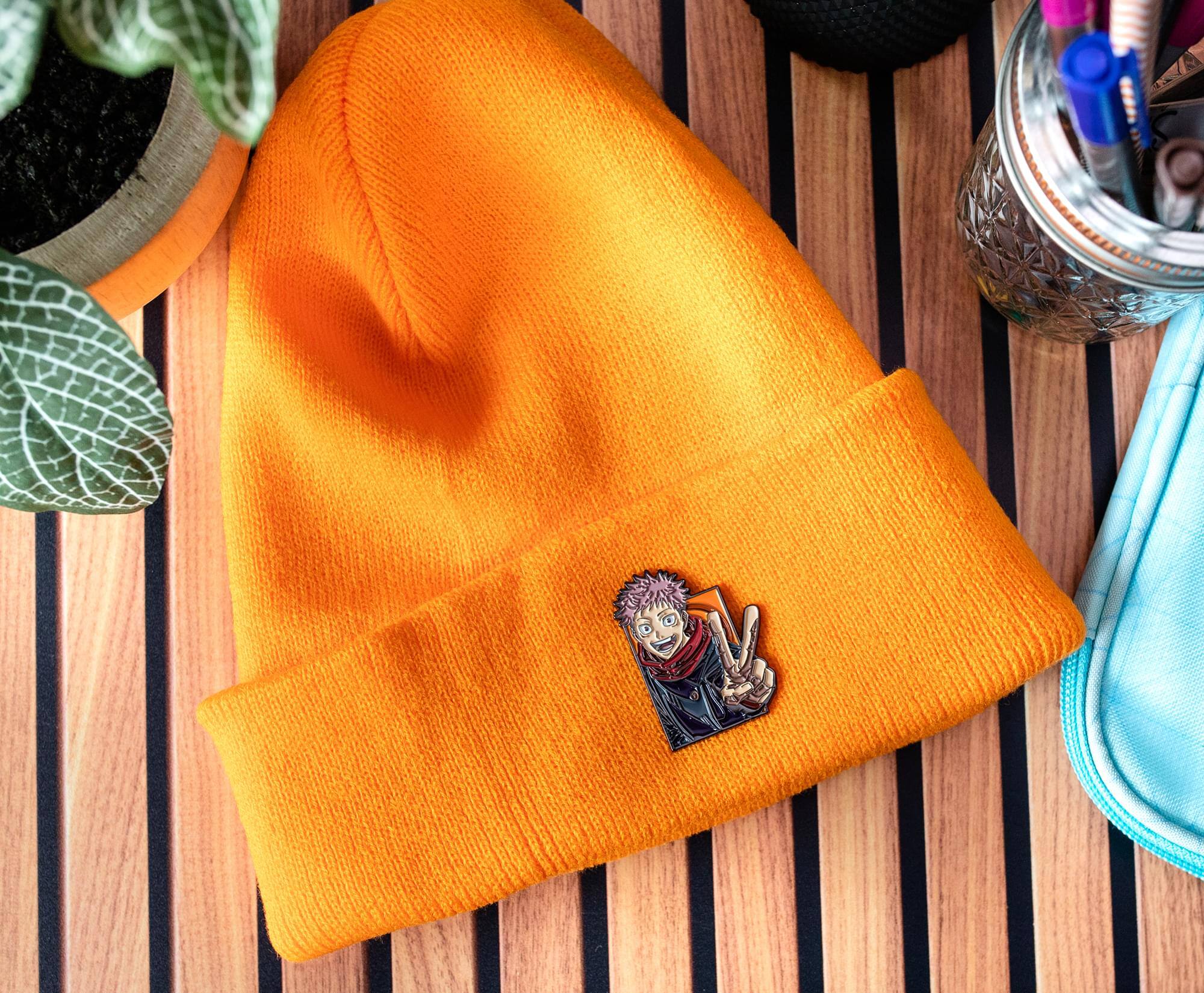 Alt View 4. SalesOne LLC - Jujutsu Kaisen Yuji Itadori Limited Edition Enamel Pin | Anime Expo 2022 Exclusive - Black.