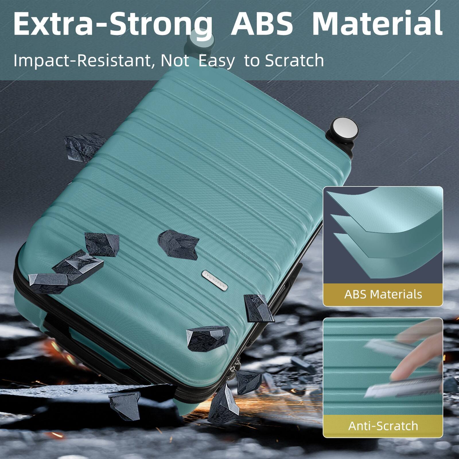Extra-Strong ABS Material  
Impact-Resistant, Not Easy to Scratch  

ABS Materials  
Anti-Scratch
