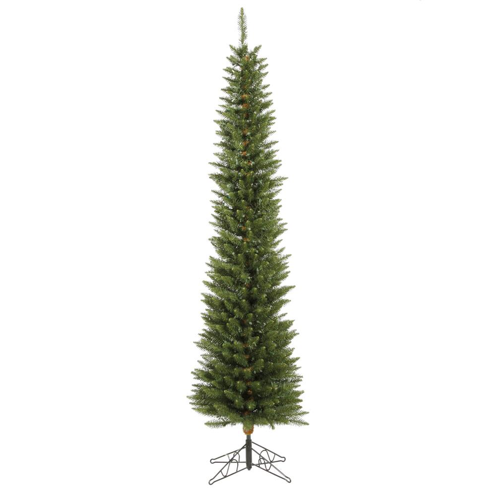Front. Vickerman - Vickerman 6.5' x 20" Durham Pole Pine Tree 390T - A103665 - Green.