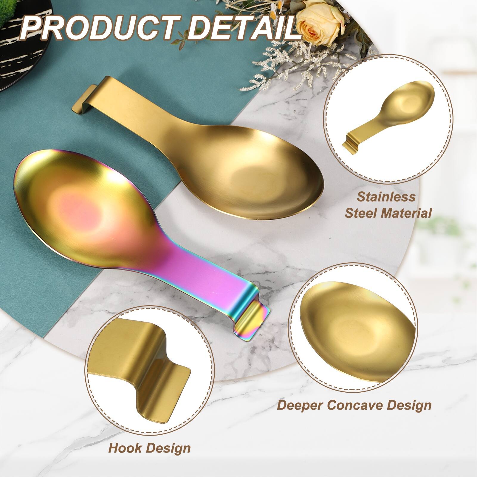 PRODUCT DETAIL

- Stainless Steel Material
- Deeper Concave Design
- Hook Design