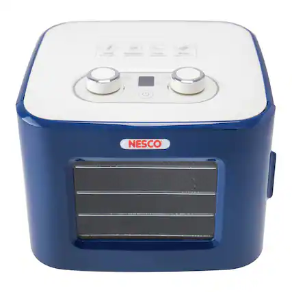 Front. Nesco - 400-Watt Snackmaster Jr. Dehydrator - Blue.