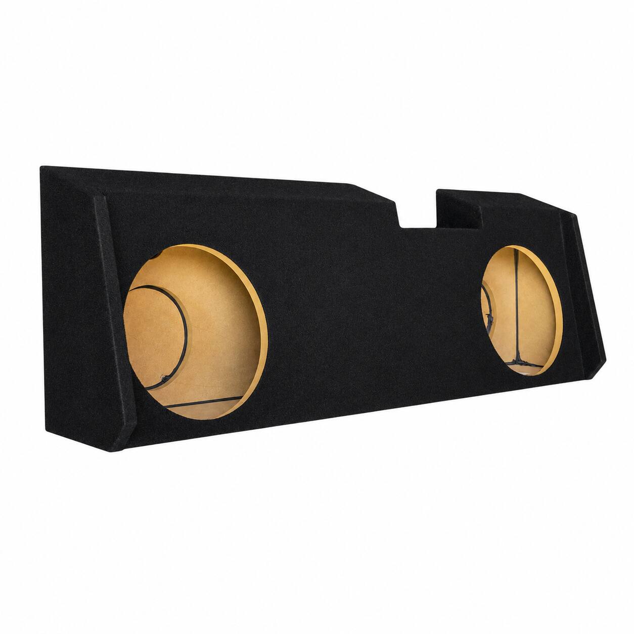 Alt View 1. SoundBox - SoundBox LCE-GC028/10D, Chevy Silverado / GMC Sierra Double Cab / Crew Dual 10 Subwoofer Enclosure, 2019-2025.