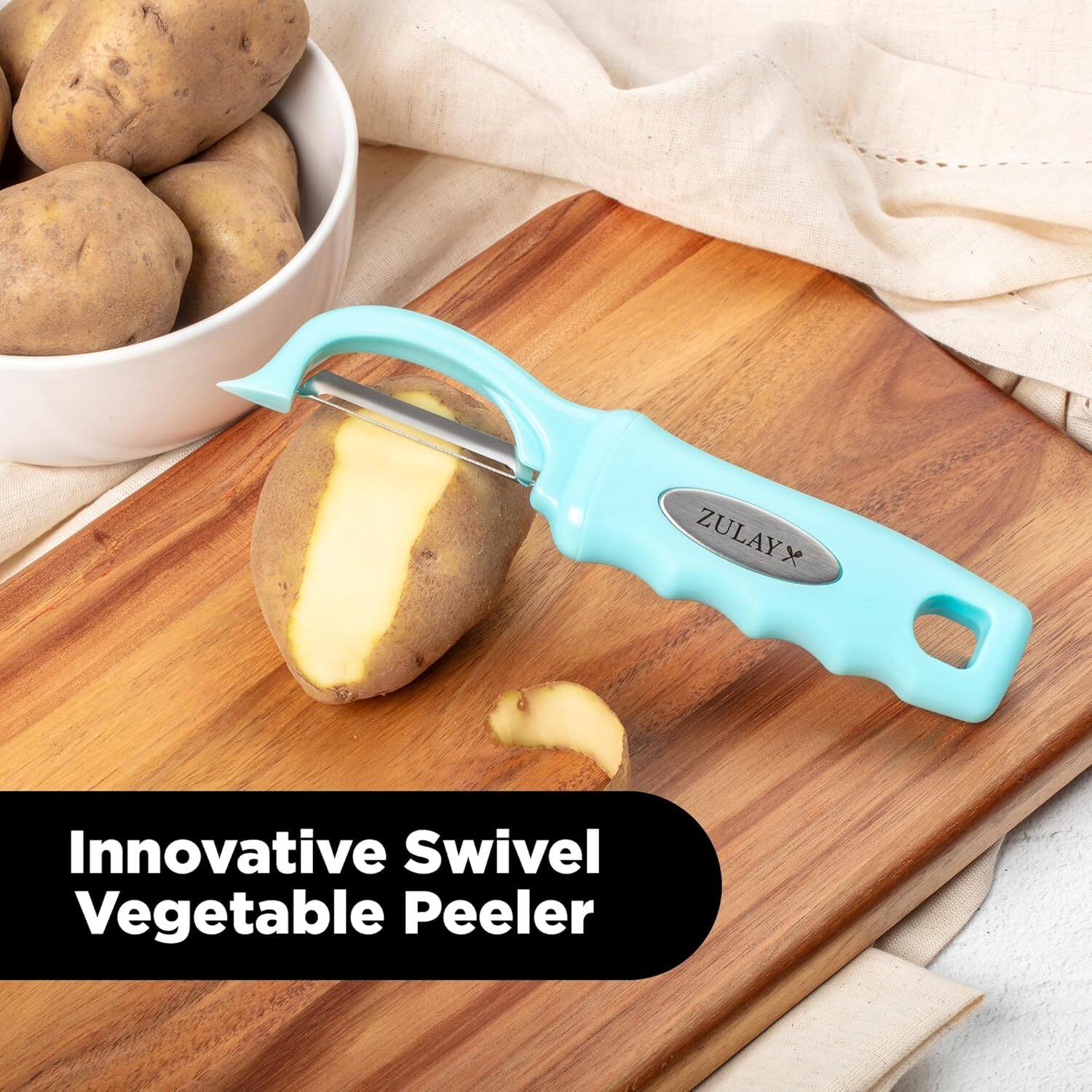 ZULAY x Innovative Swivel Vegetable Peeler