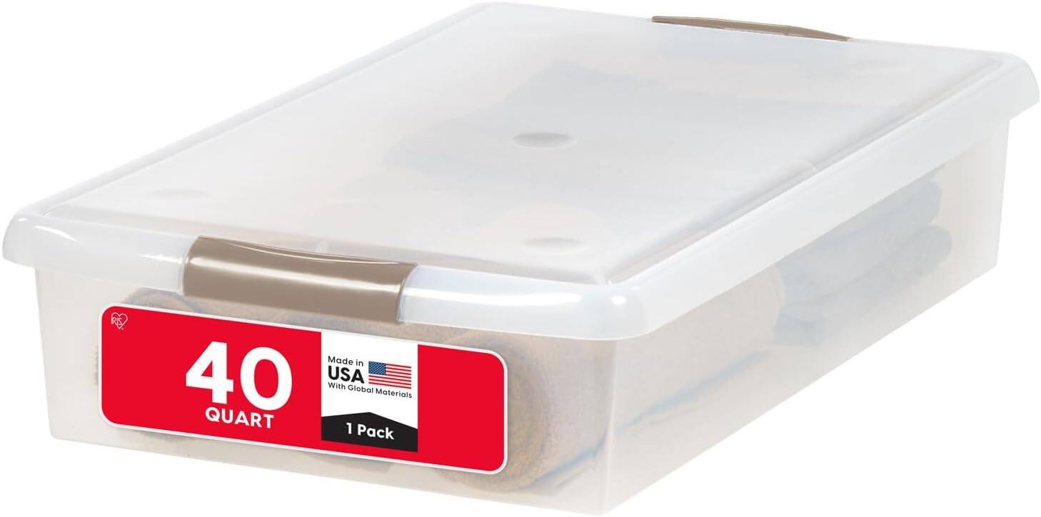 IRIS USA Plastic Under Bed Storage Containers - Best Buy