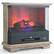 Front. Costway - Costway 27" Freestanding Electric Fireplace Heater w/ 3-Level Flame Thermostat Natural - Natural.