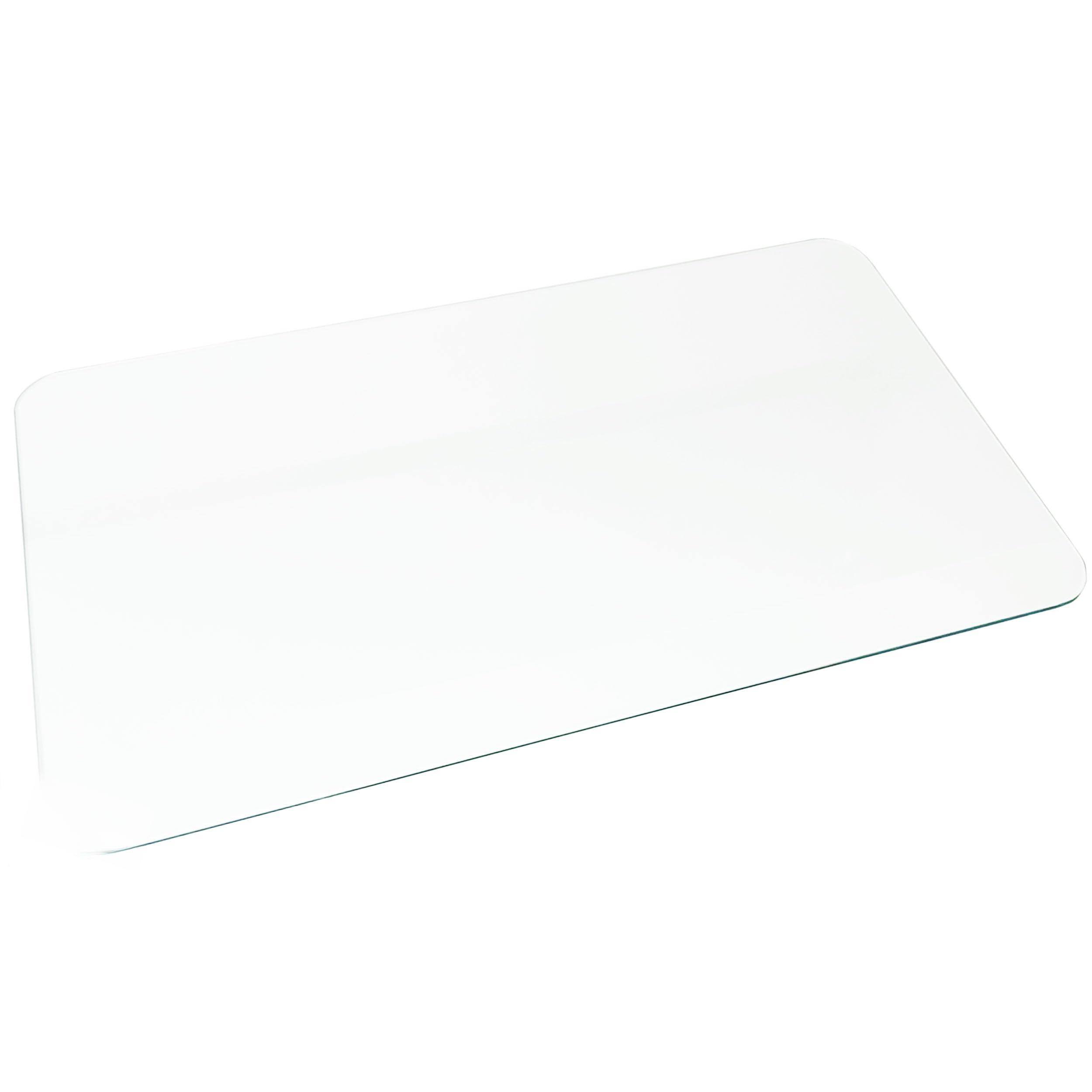 Front. Fabibe - Tempered Glass Desk Pad Clear Surface Protector Multi-purpose Durable Computer Mat Mousepad Crafting Beauty Kitchen ... - 36" x 20".