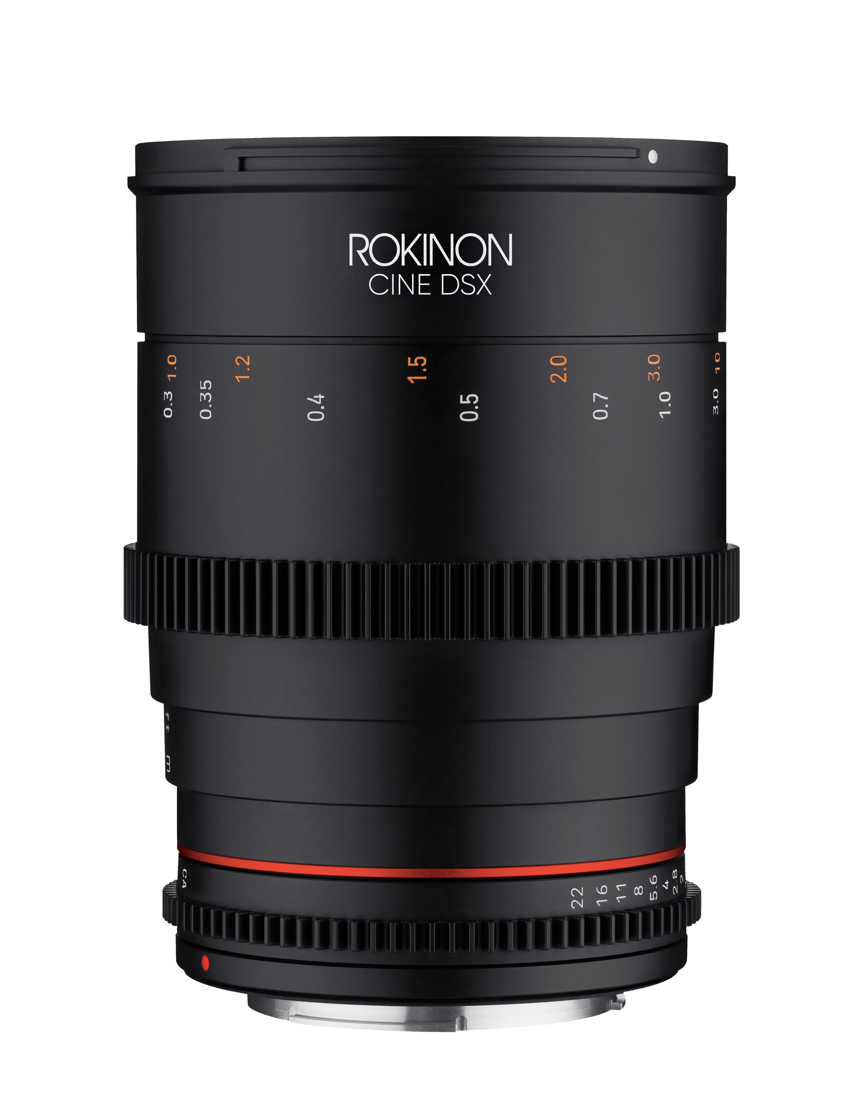 Rokinon - CINE DSX 35mm T1.5 Cinema Lens for Canon EF - Black - Front_Zoom