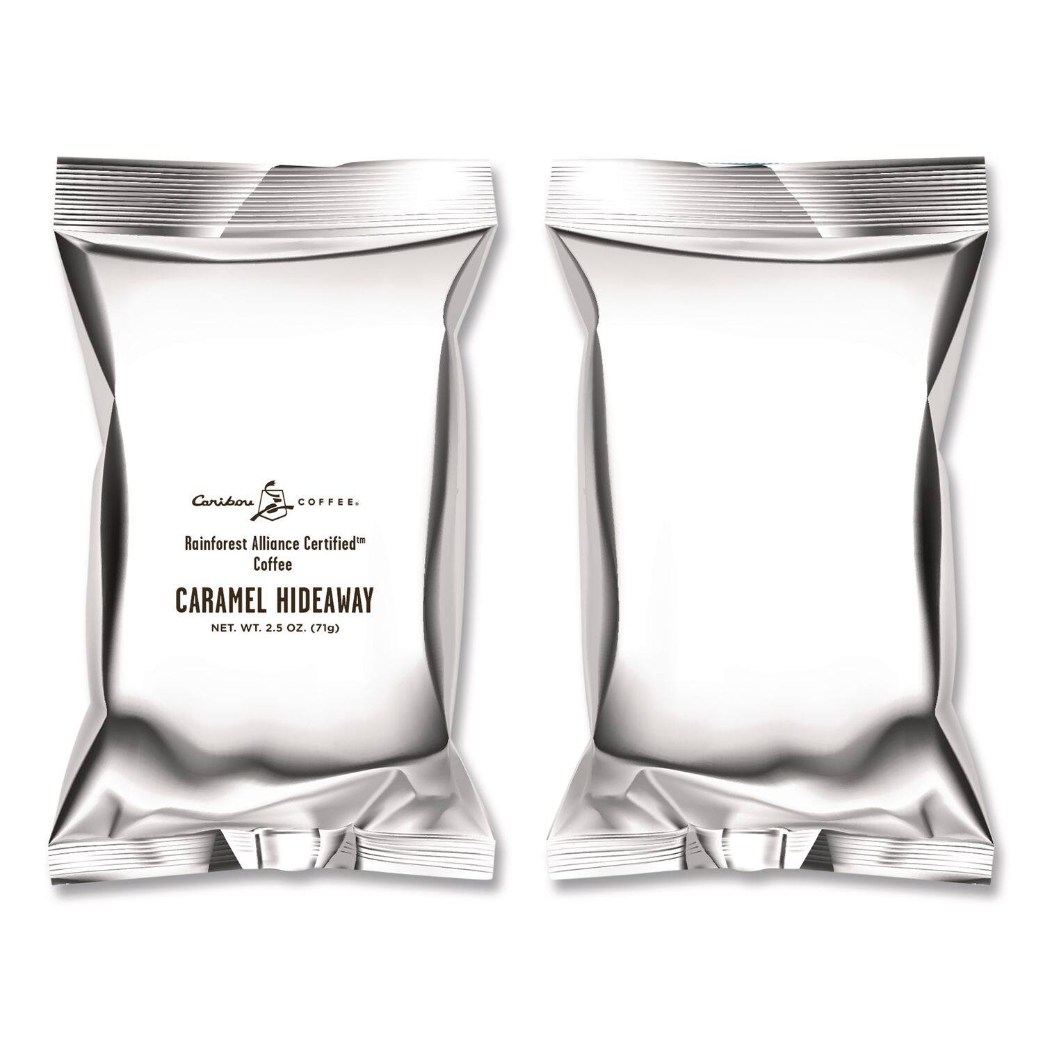 Caribou Coffee
Rainforest Alliance Certified™ Coffee
CARAMEL HIDEAWAY
NET WT. 2.5 OZ. (71g)