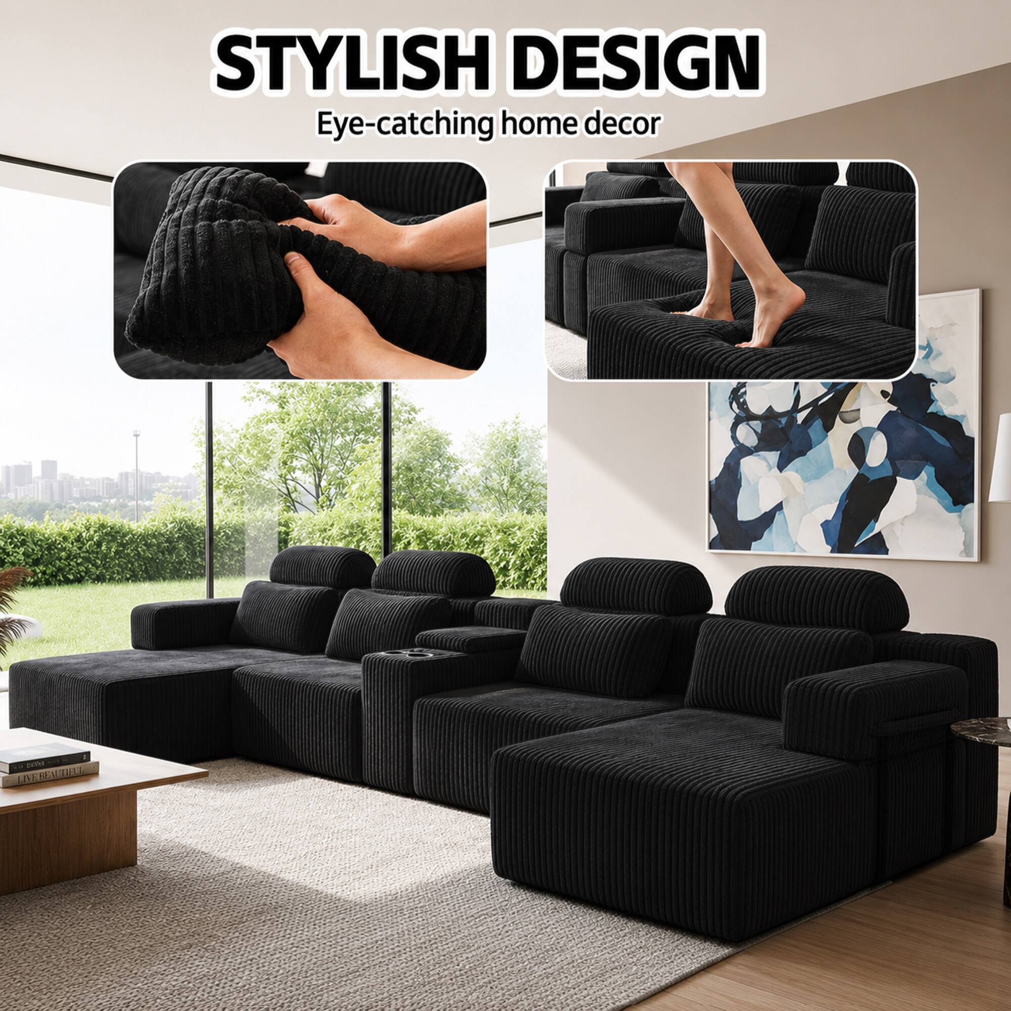STYLISH DESIGN  
Eye-catching home decor