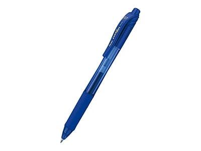 Alt View 1. Pentel - Pentel EnerGel-X RollerGel Retractable Gel Pens, Medium Point, Blue Ink, Dozen (BL107-C).