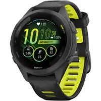 Garmin - Forerunner 265S GPS Smartwatch 42 mm Fiber-reinforced polymer - Black - Front_Zoom