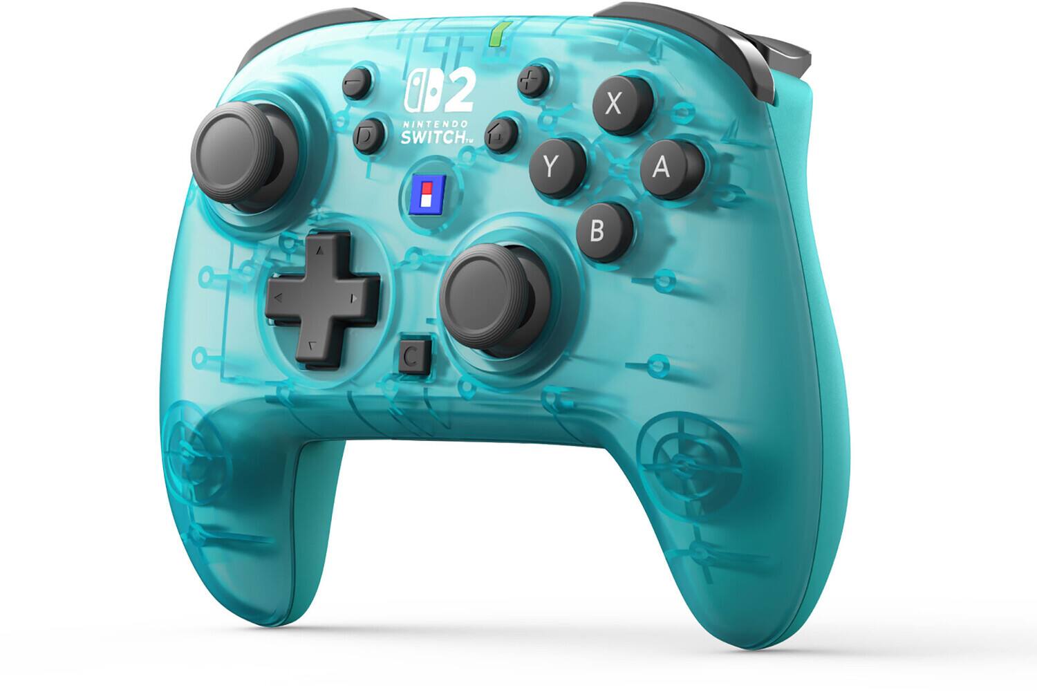 Hori Switch 2 Accessory: HORI Wireless HORIPAD Turbo (Aqua) for