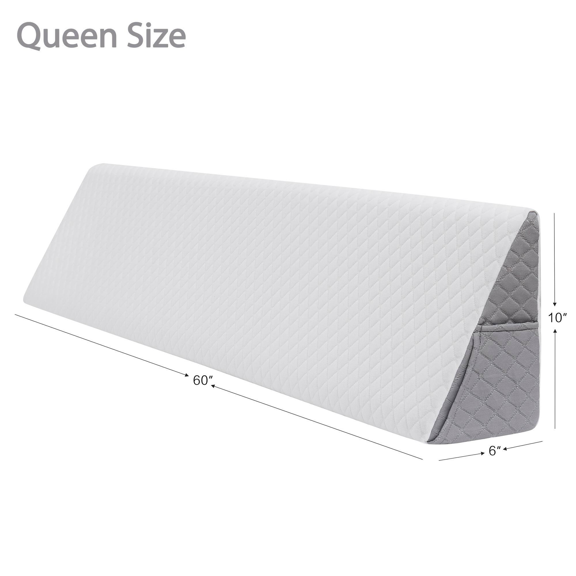 Queen Size  
10" x 60" x 6"