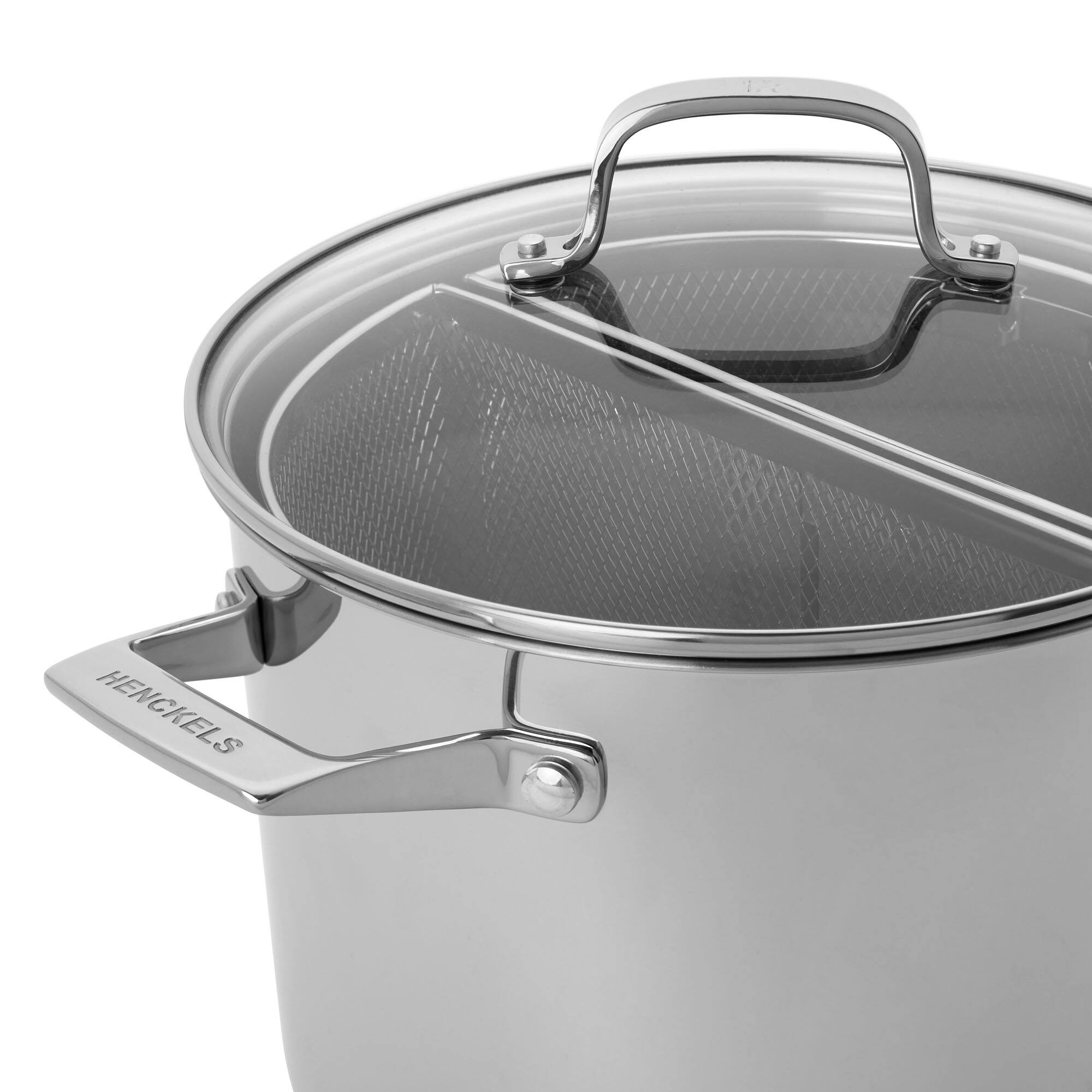 Alt View 3. Henckels - Henckels 8.5-qt Stainless Steel Pasta Pot with Lid and Strainers - Stainless Steel.
