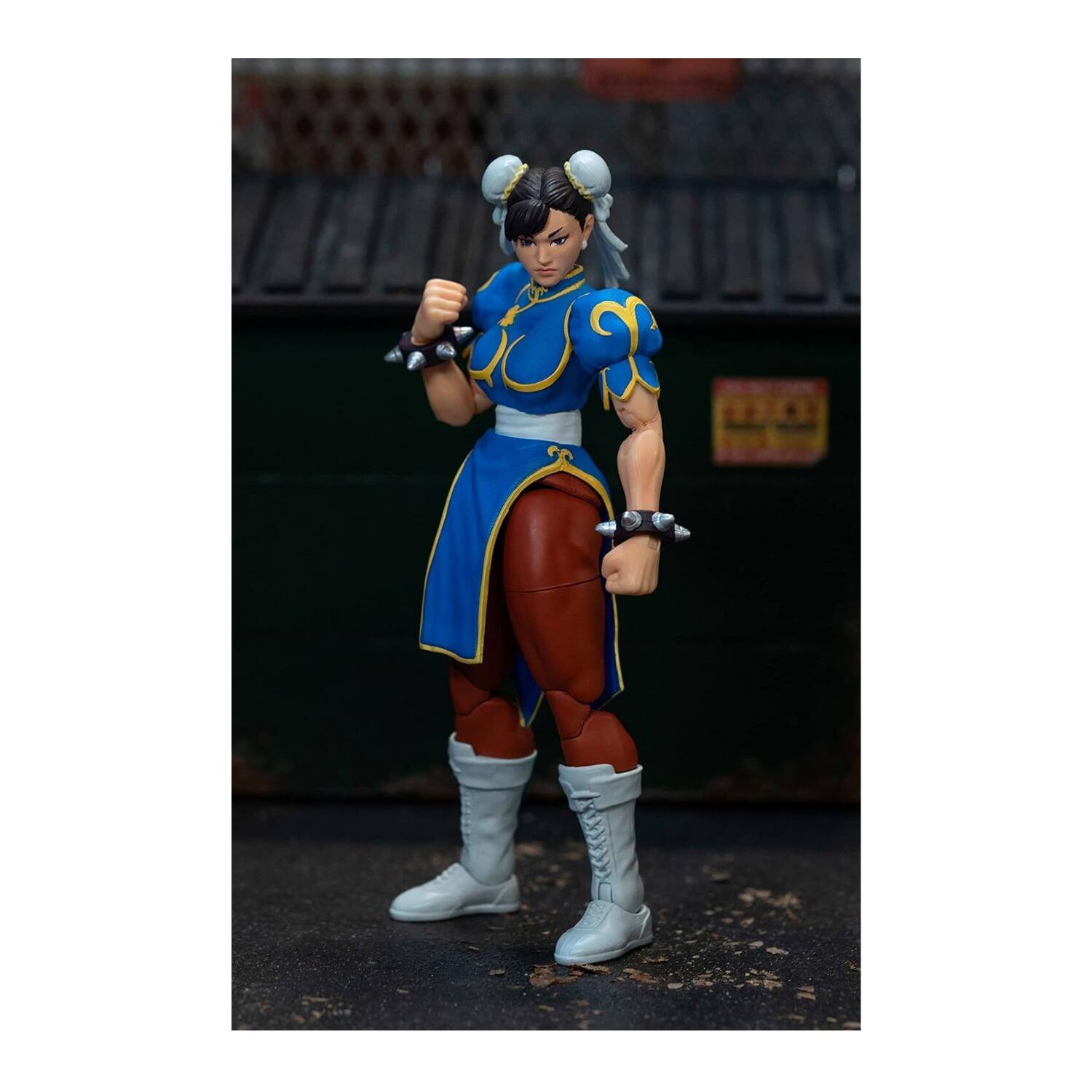 Angle. Jada Toys - Jada Toys - Street Fighter II Chun Li 6-in Articulated Collectible Action Figure - Multicolor.