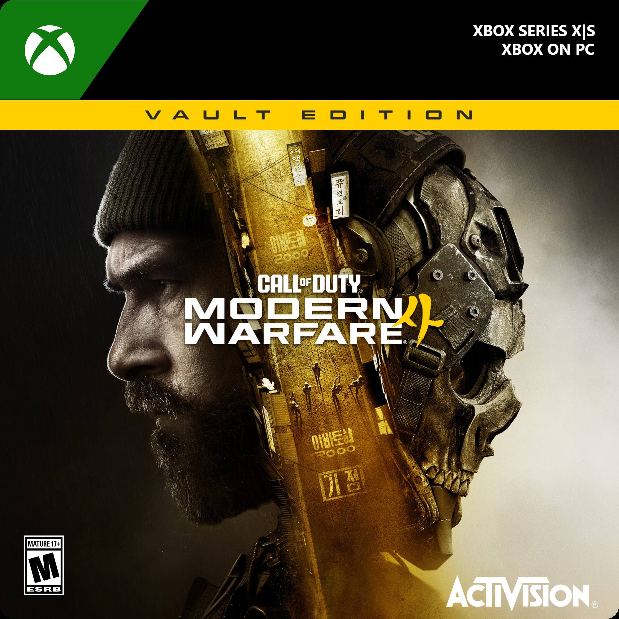 XBOX SERIES X|S XBOX ON PC  
VAULT EDITION  
CALL OF DUTY MODERN WARFARE  
MATURE 17+ M ESRB  
ACTIVISION - M (Mature 17+)
