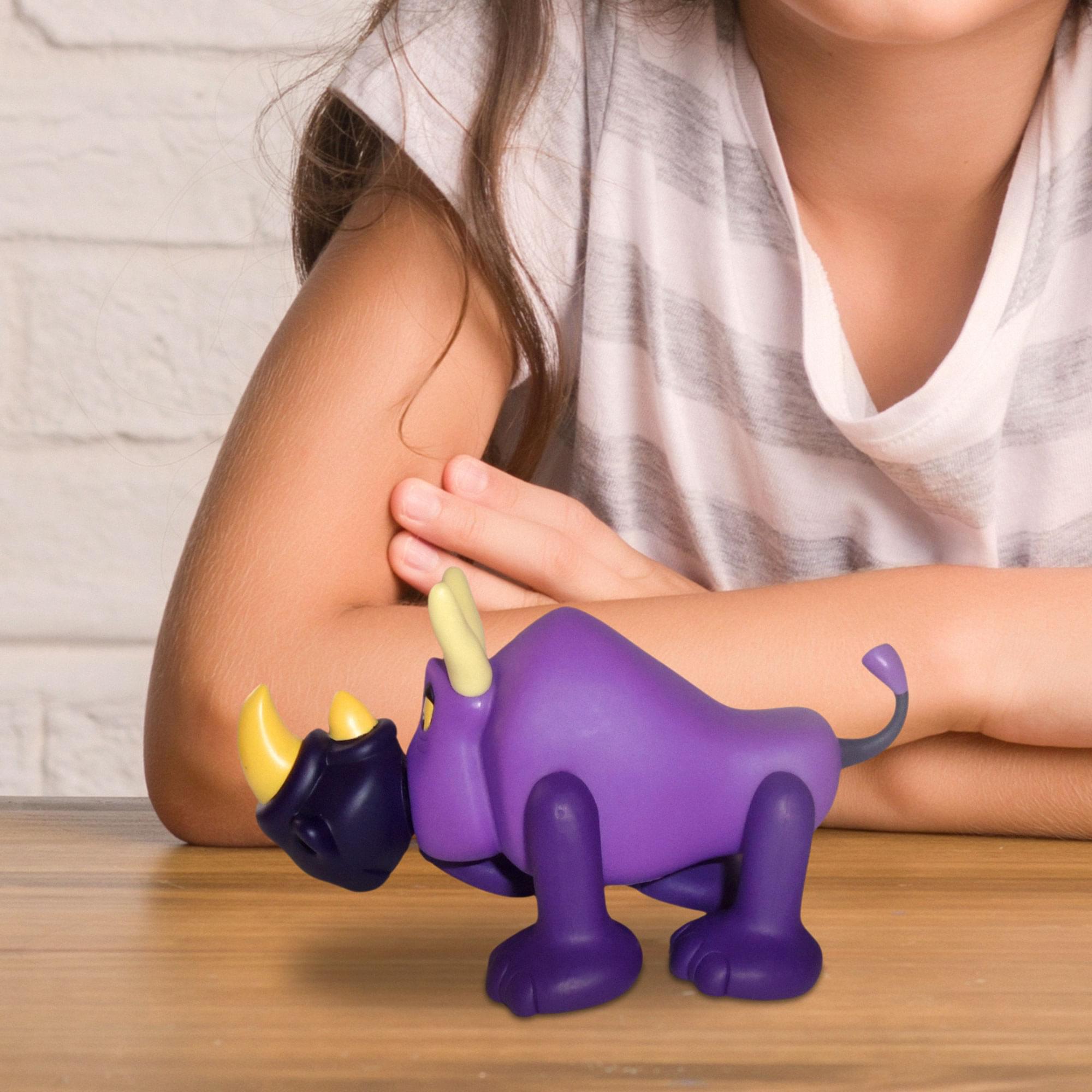Alt View 10. Little Tikes - Little Tikes Zanymals Figure Rhinoceros - Purple.