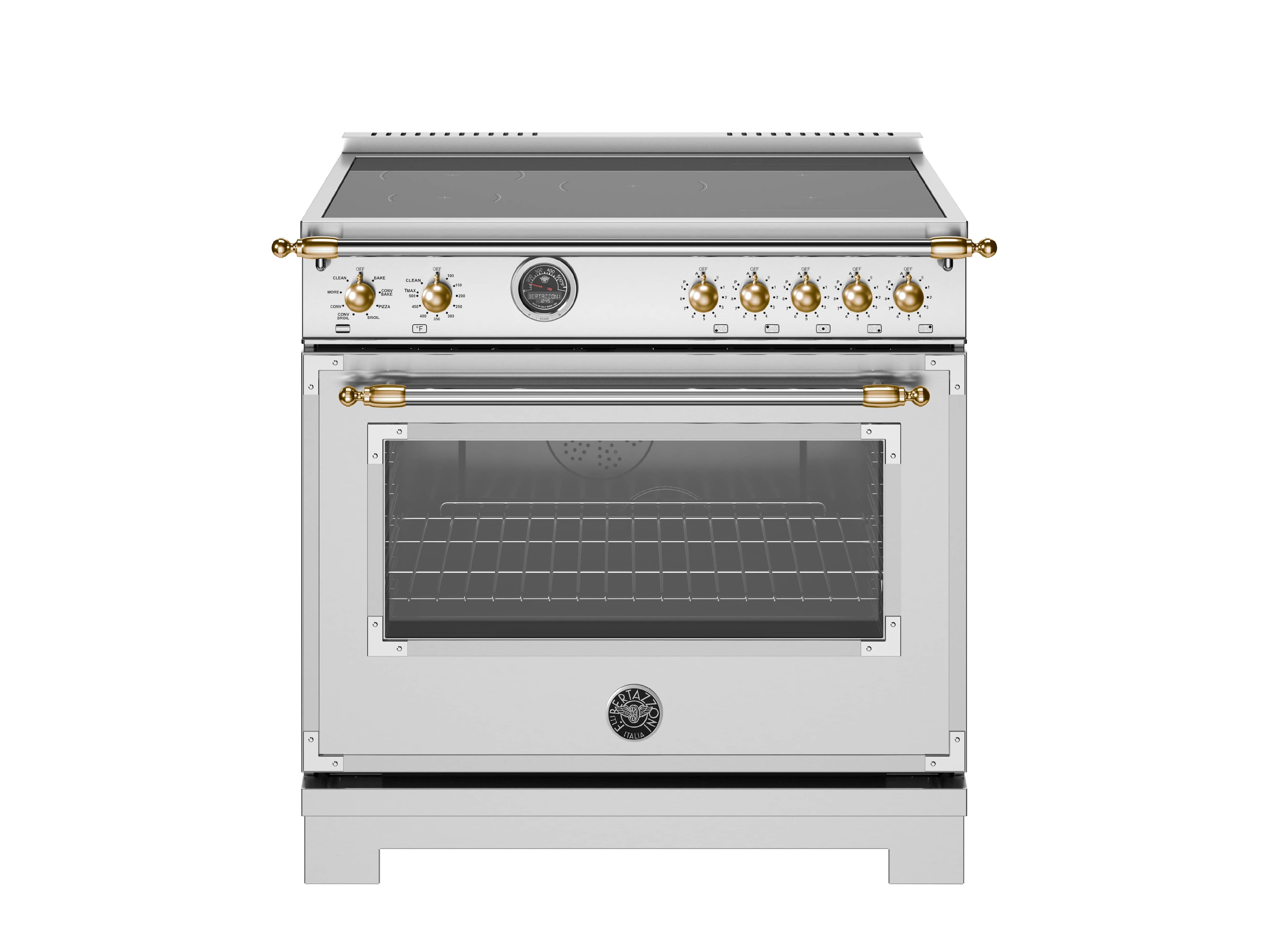 "Bertazzoni - 36"" Heritage Series Induction Range - /Gold - Stainless Steel" price history on PriceWatchPro