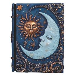 FC Design - 7.5"Long Celestial Sun & Moon Notebook Figurine Computer Desk Tabletop Decoration - Multi-Color