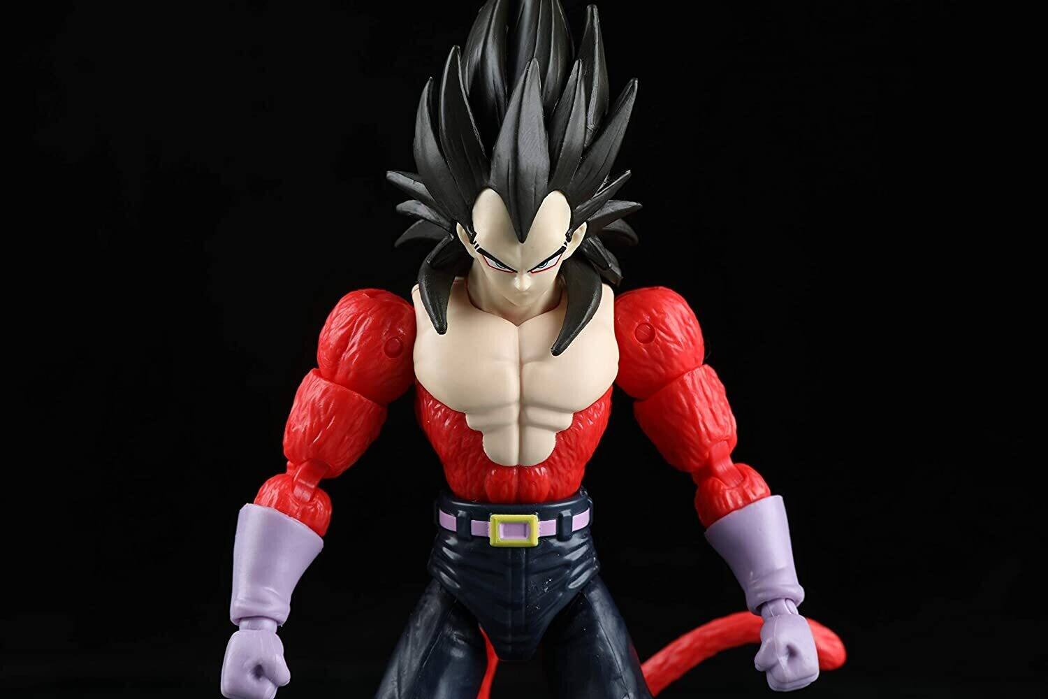 Alt View 4. Bandai - Dragon Ball Super - Dragon Stars - Super Saiyan 4 Vegeta, 6.5" Action Figure - Multicolor.