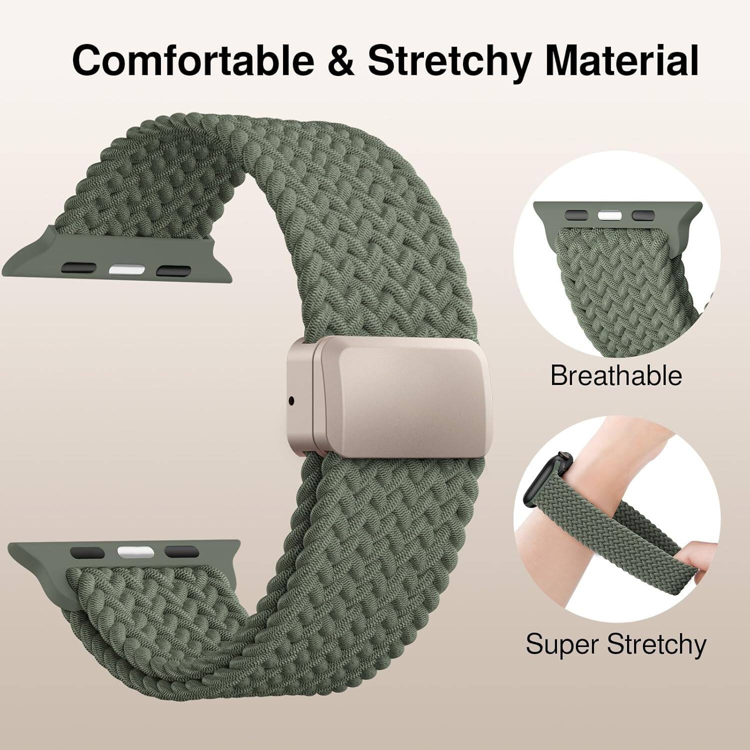 Comfortable & Stretchy Material  
Breathable  
Super Stretchy